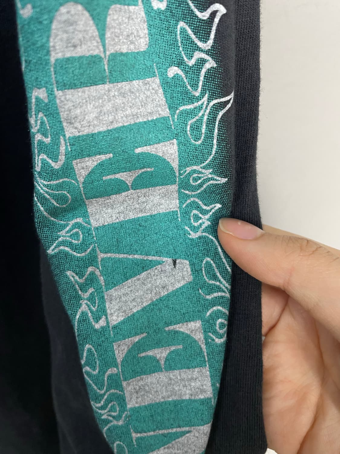 빈티지 너바나 밴드 프린팅 롱슬리브 H2532 상품이미지8