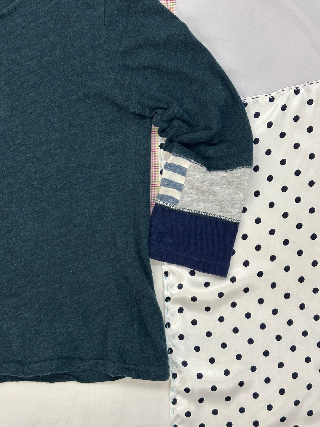 May-76 빈티지 패치워크 티 상품이미지10