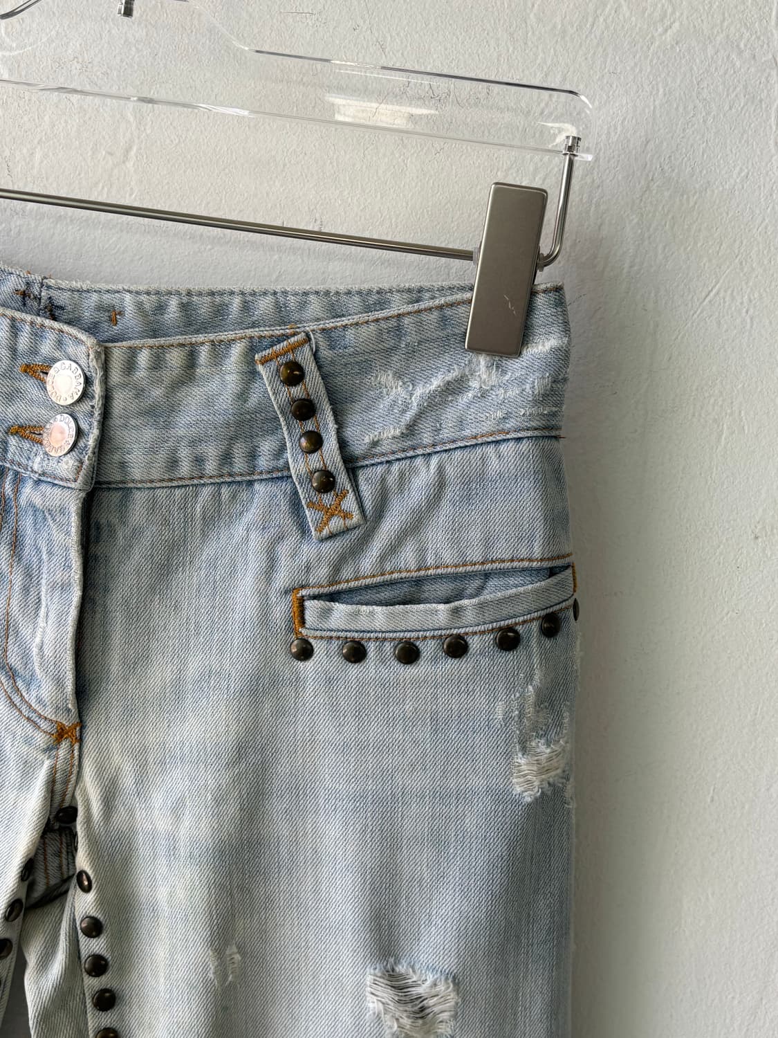 돌체앤가바나 아카이브 2006ss 스터드 울프 진  상품이미지4