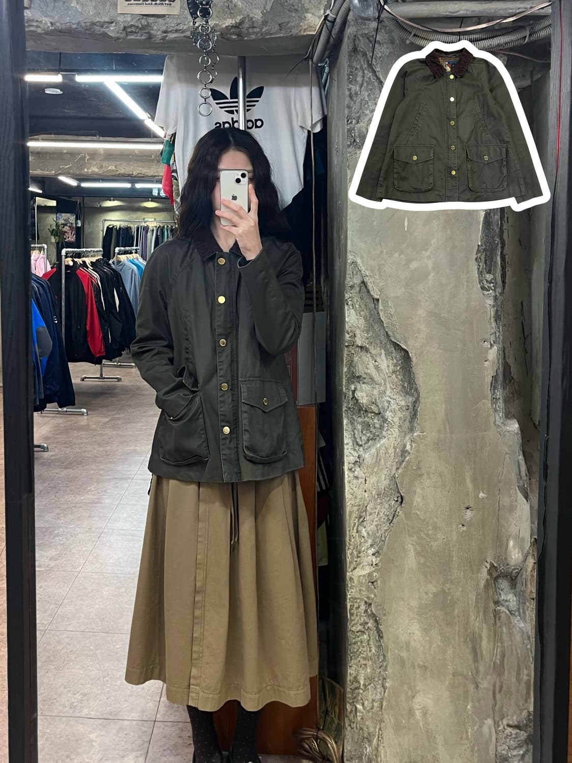 타미힐피거 자켓 카키 S #csz2833 상품이미지1