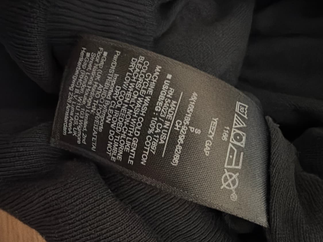 이지갭 도브 발렌시아가 후드 워시드 블랙 상품이미지3