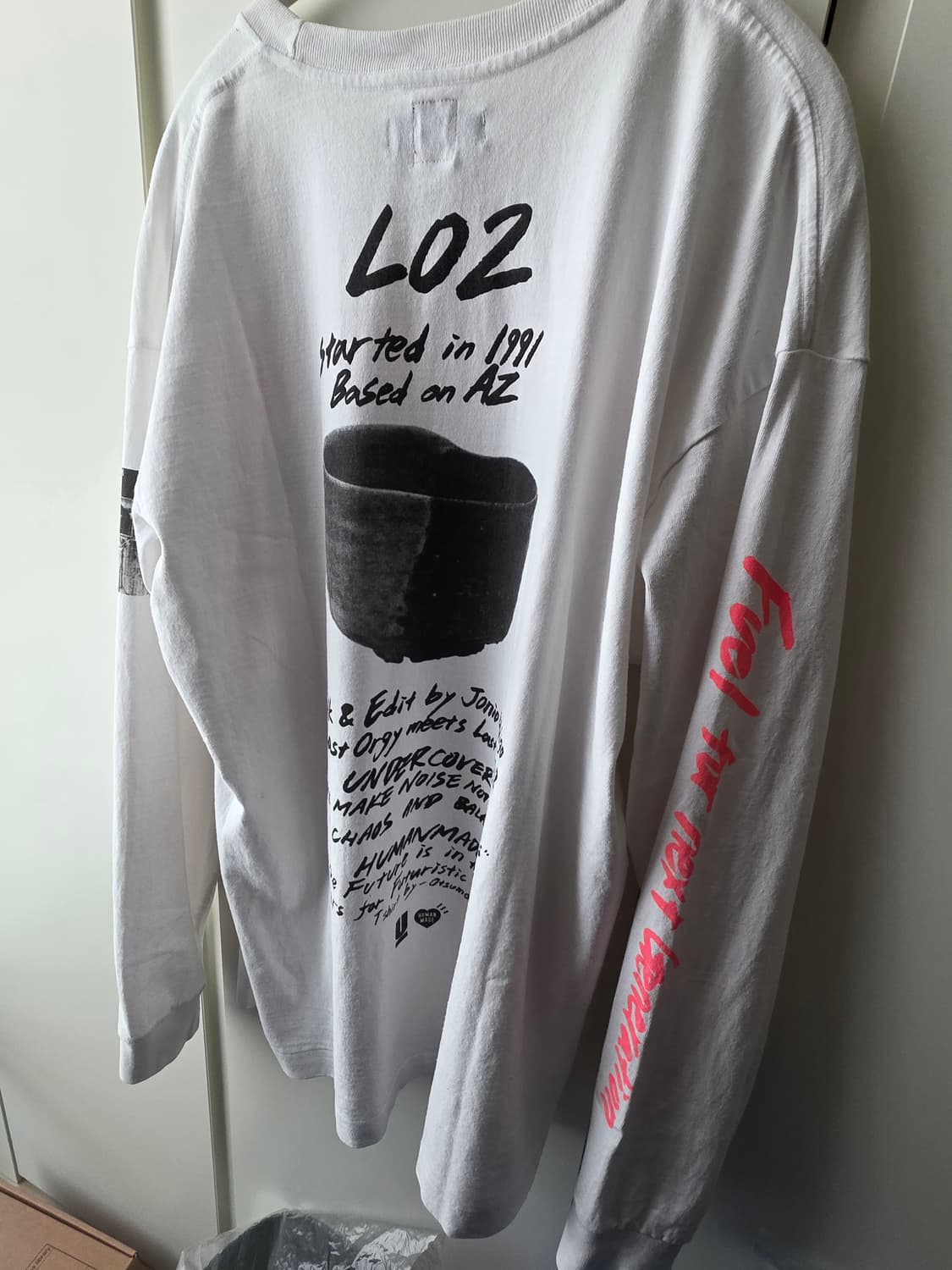 상태 최상 휴먼메이드 언더커버 롱슬리브 xl 상품이미지6