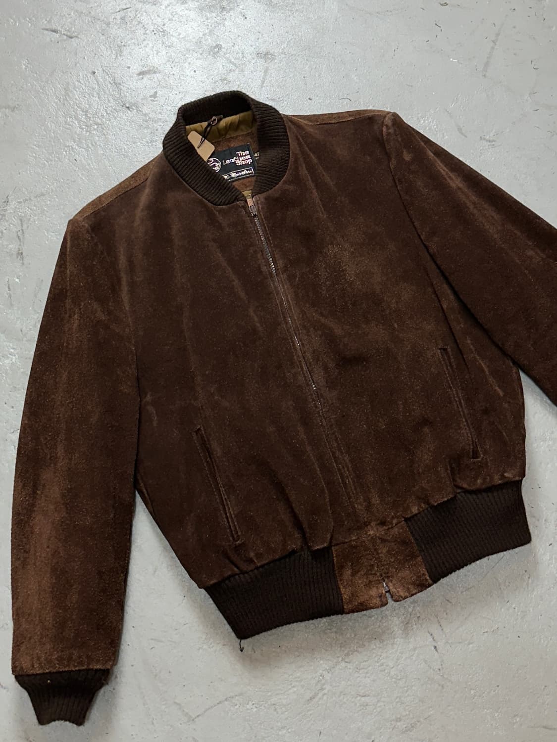 80's 빈티지 시어스 스웨이드 봄버 자켓 빈티지 레더 자켓 상품이미지6