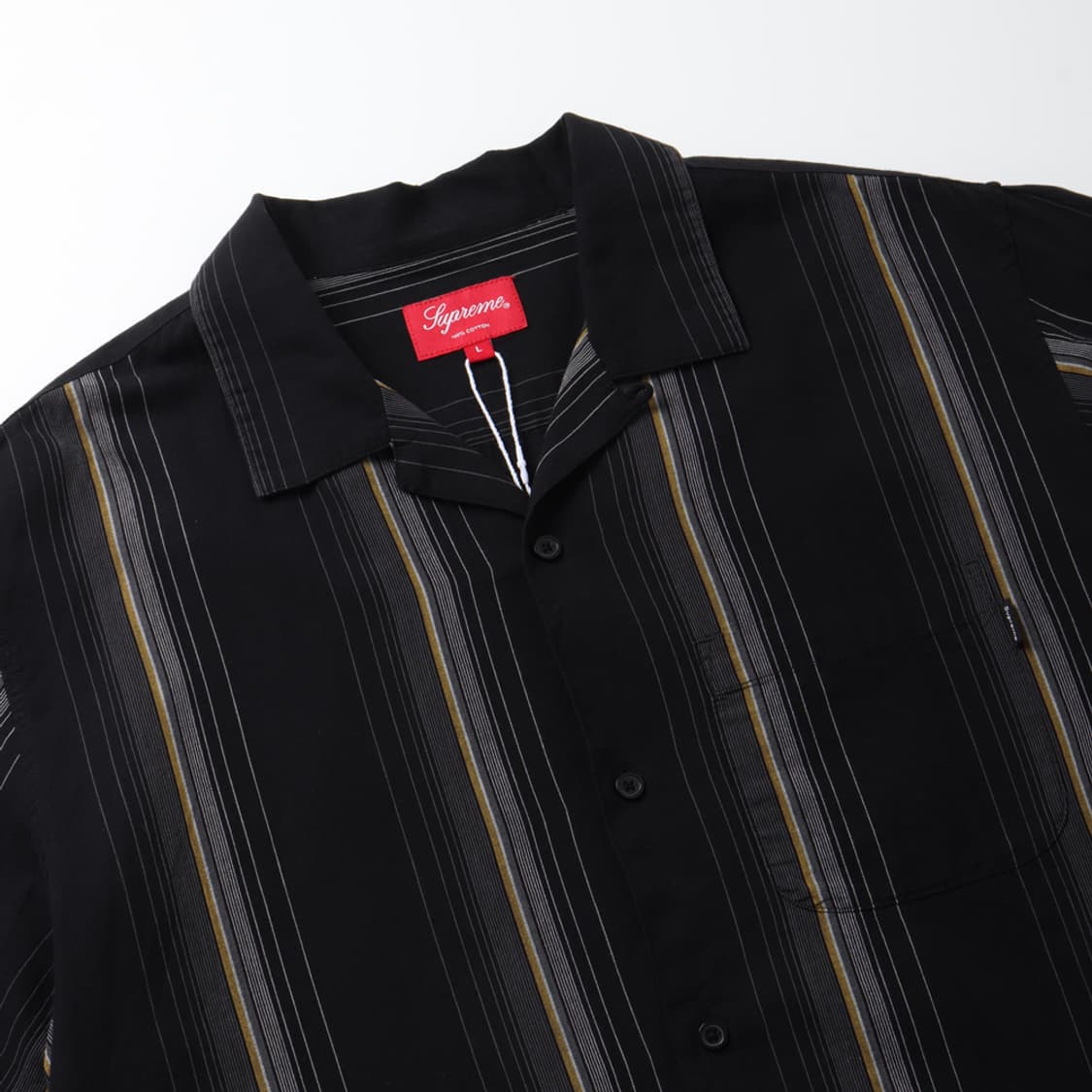 Supreme Vertical Stripe S/S Shirt 상품이미지4