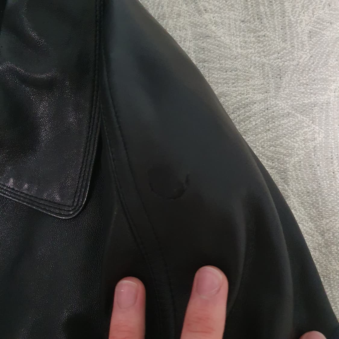 빈티지 양가죽 봄버 자켓 상품이미지5