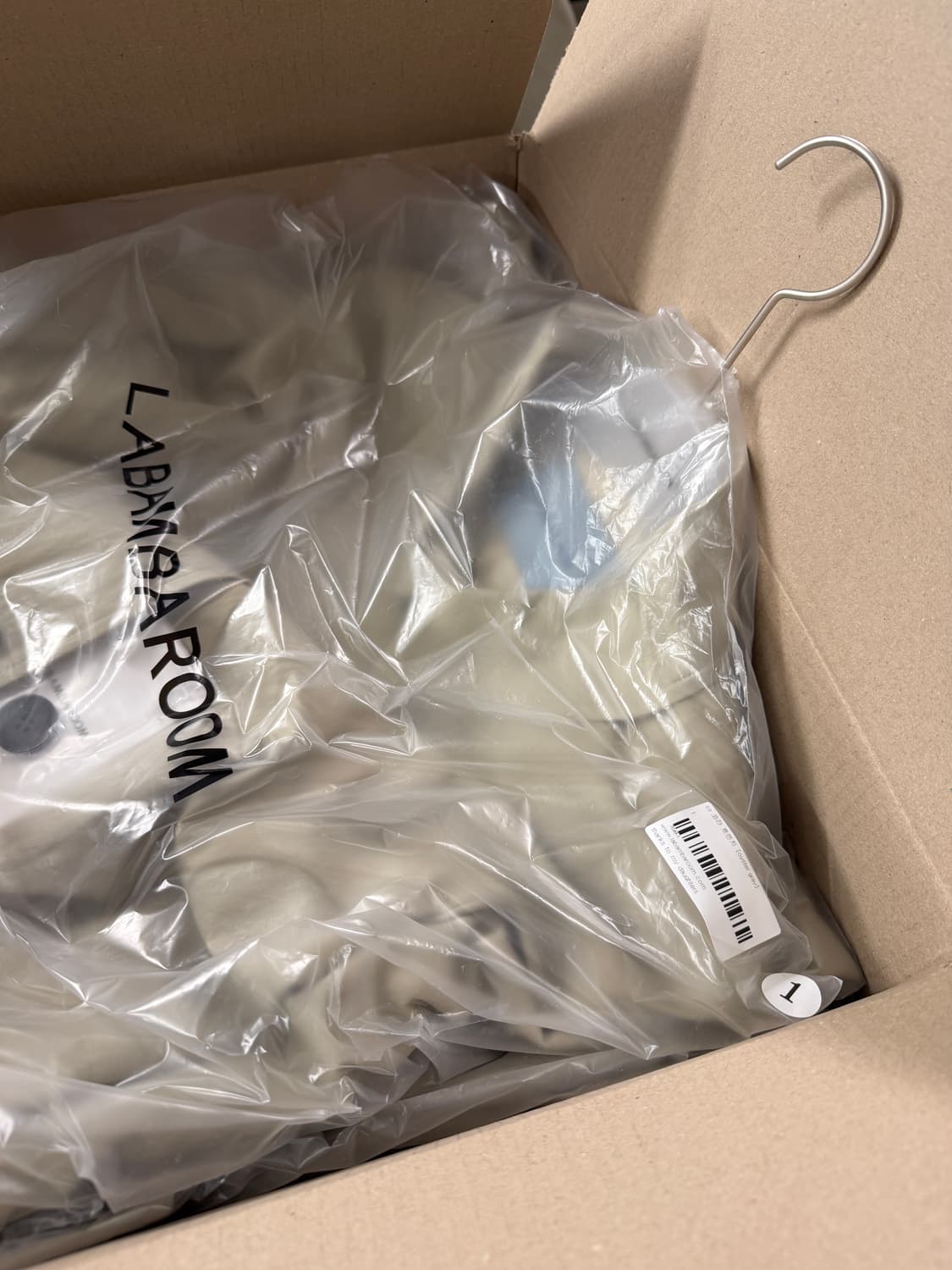 라밤바룸 ss 코라트렌치 oyster gray 1사이즈 새상품 상품이미지3