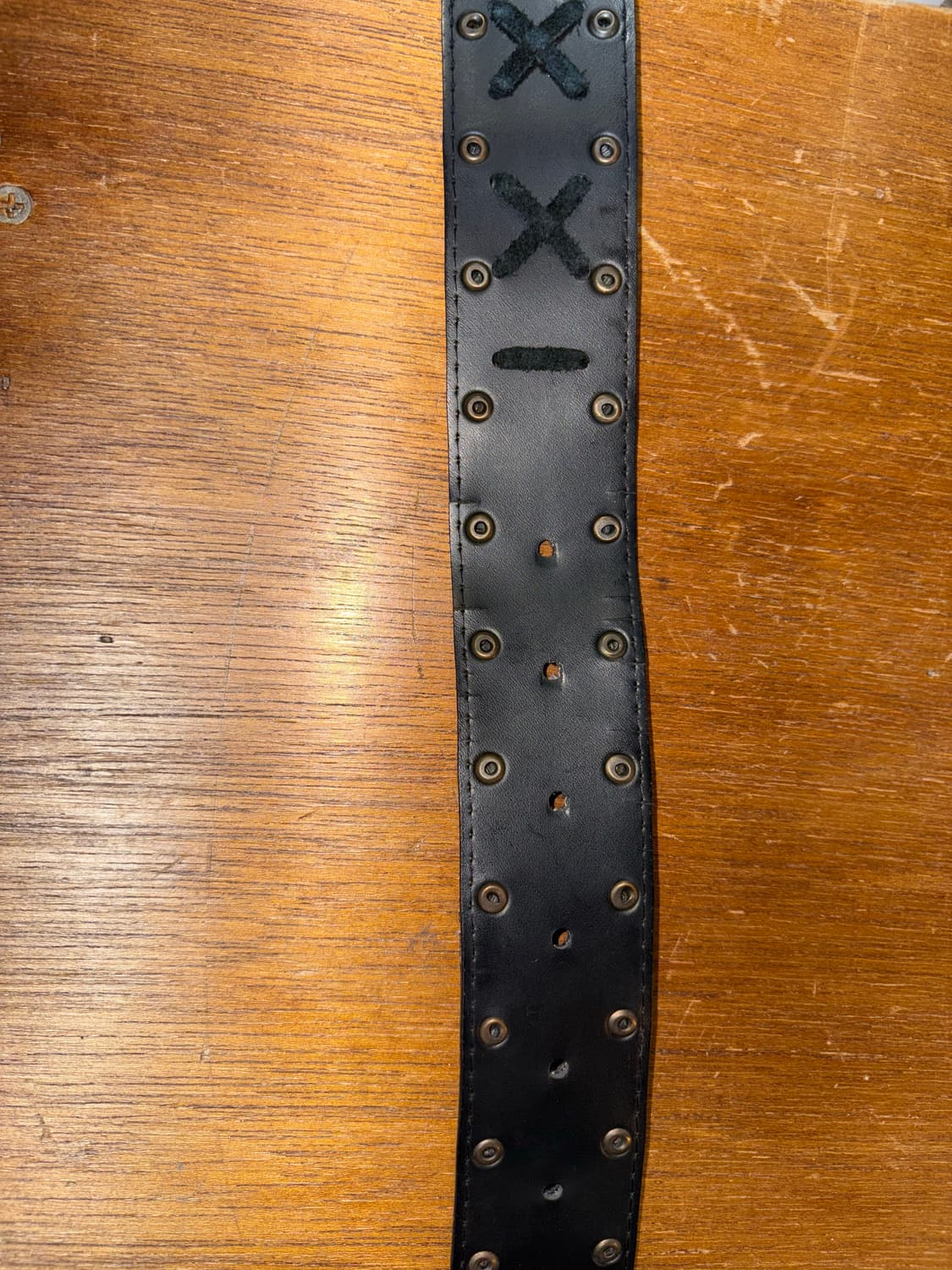 빈티지 블랙 스웨이드 스터드 벨트 상품이미지3