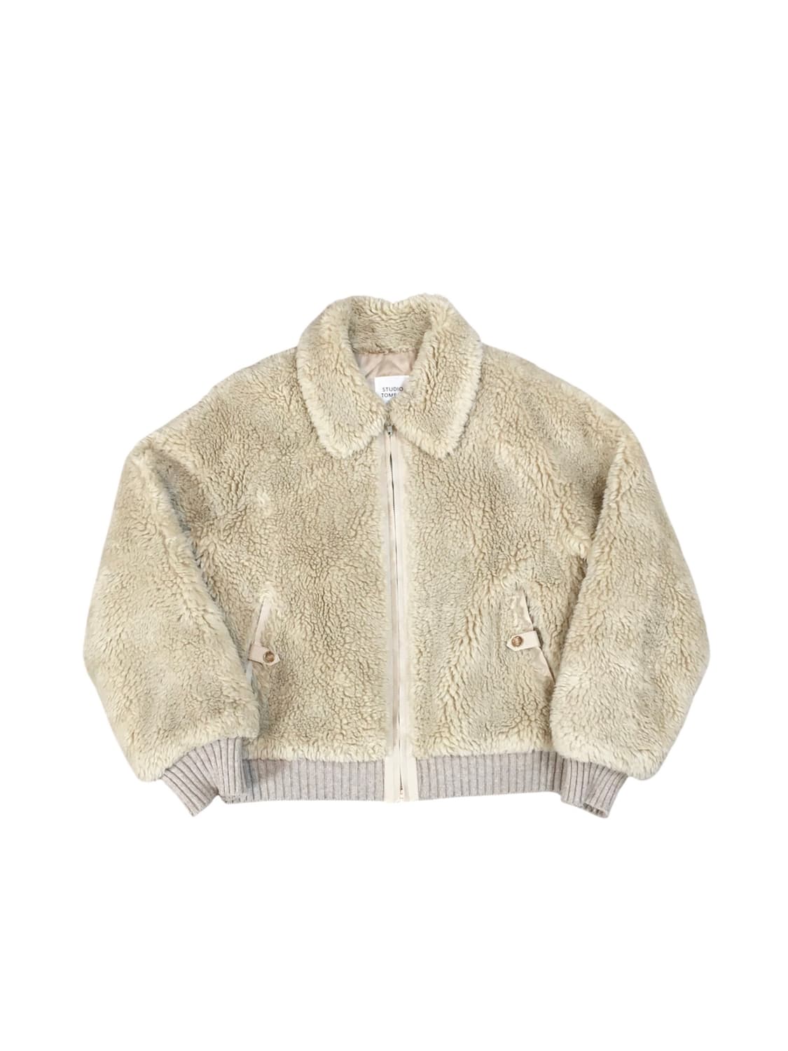 스튜디오 톰보이 누빔 시어링 퍼 자켓 상품이미지1