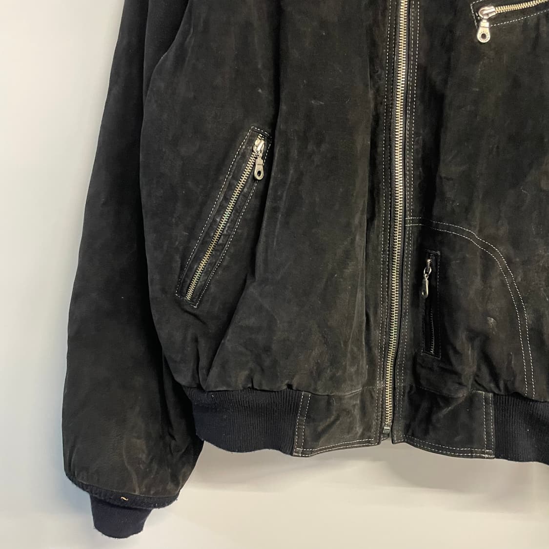 할리데이비슨 가죽 스웨이드 봄버자켓 상품이미지4