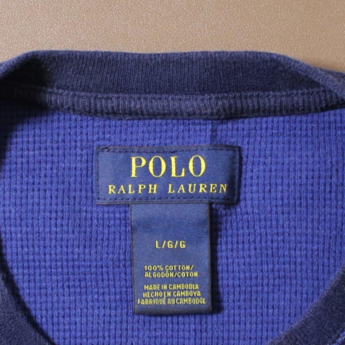 Polo 폴로 랄프로렌 블랙워치 체크 와플 롱슬리브 상품이미지3