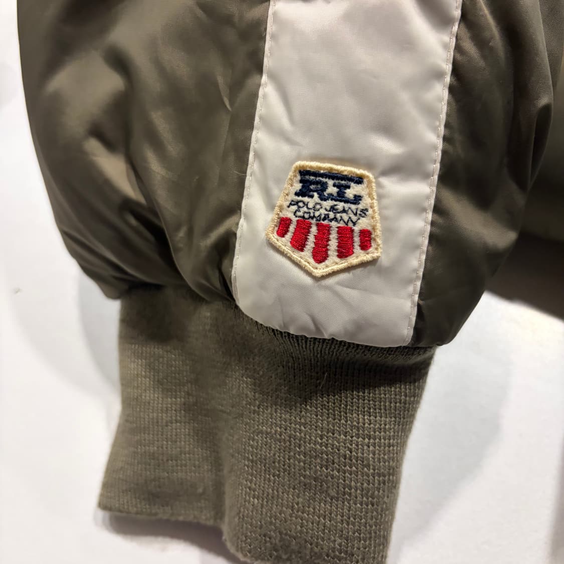 [L] 폴로 진스 랄프로렌 패딩 점퍼 카키색 C825 상품이미지8