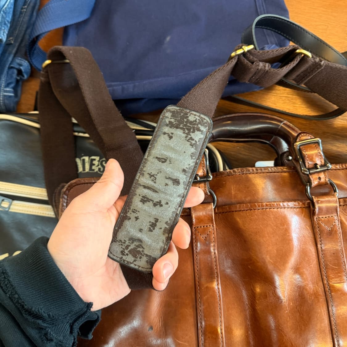 요시다 포터 러기드 레더 브리프케이스 크로스백 상품이미지4