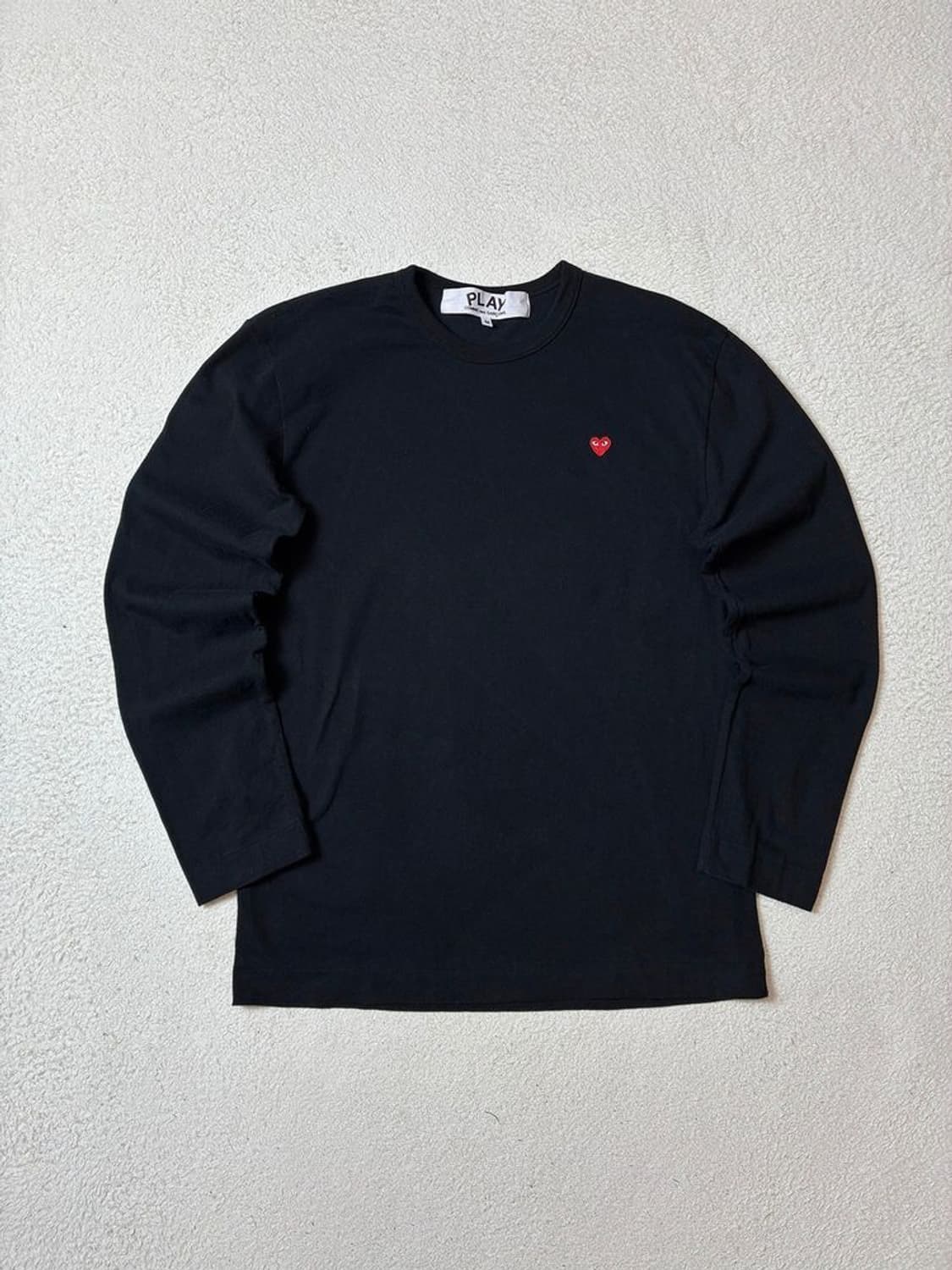 꼼데가르송 리틀 레드 하트 롱슬리브 티셔츠 PN7307 상품이미지1