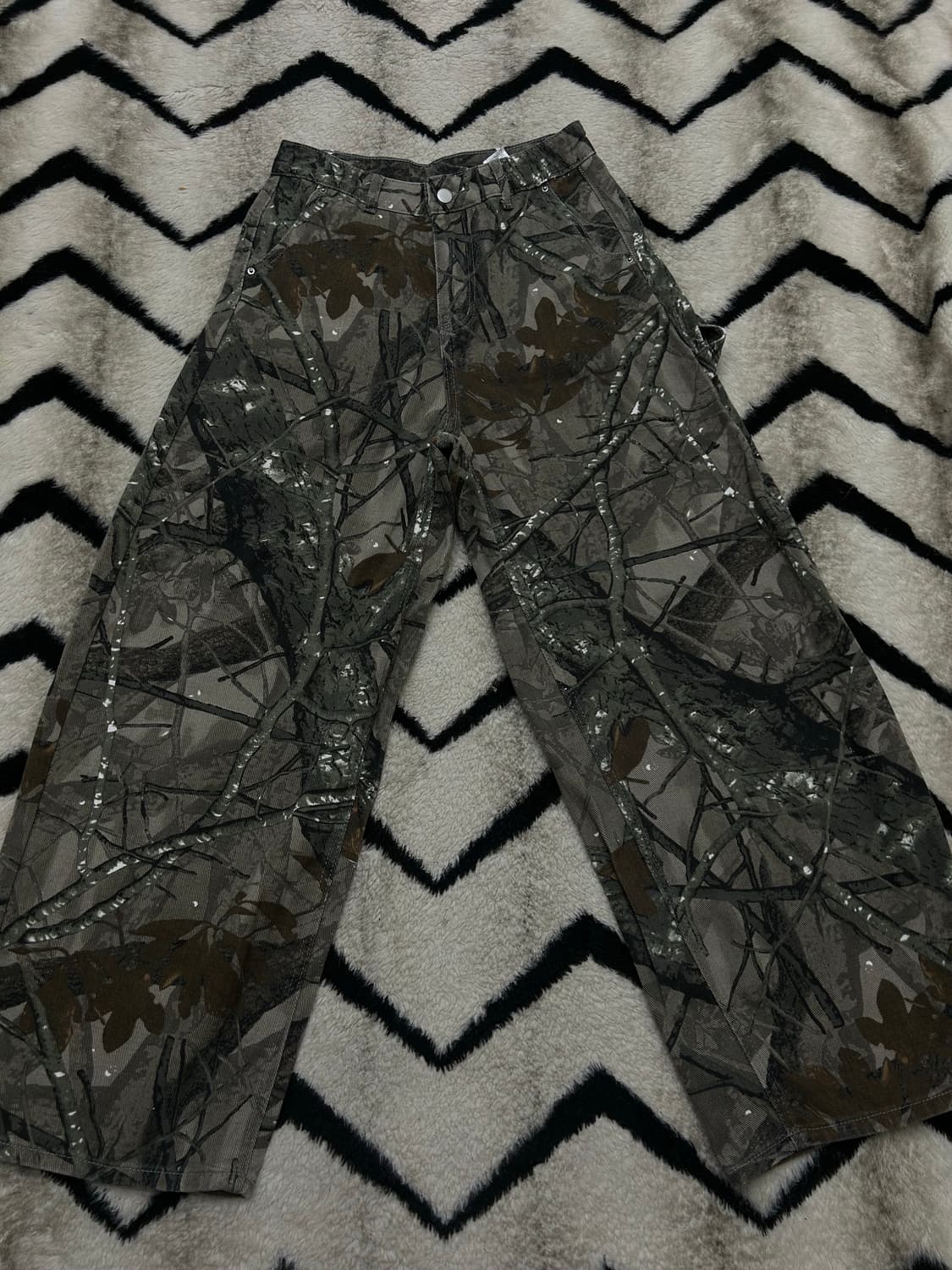 [여성M]빈티지 Dazy 리얼트리 카펜더 와이드 팬츠 상품이미지1