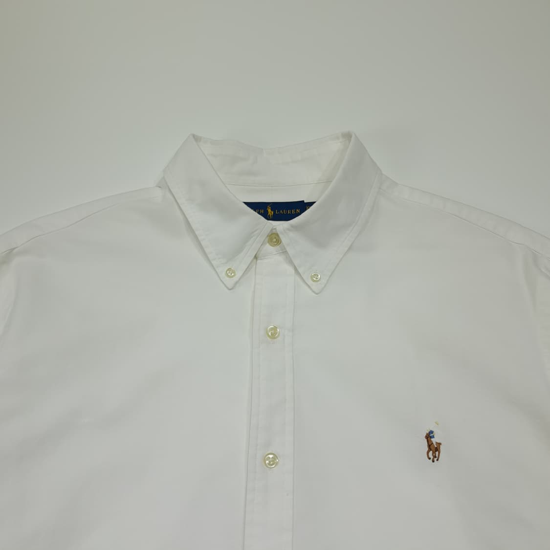 CL467 2XL 폴로 클래식핏 멀티포니 화이트 옥스포드 셔츠 남방 상품이미지2