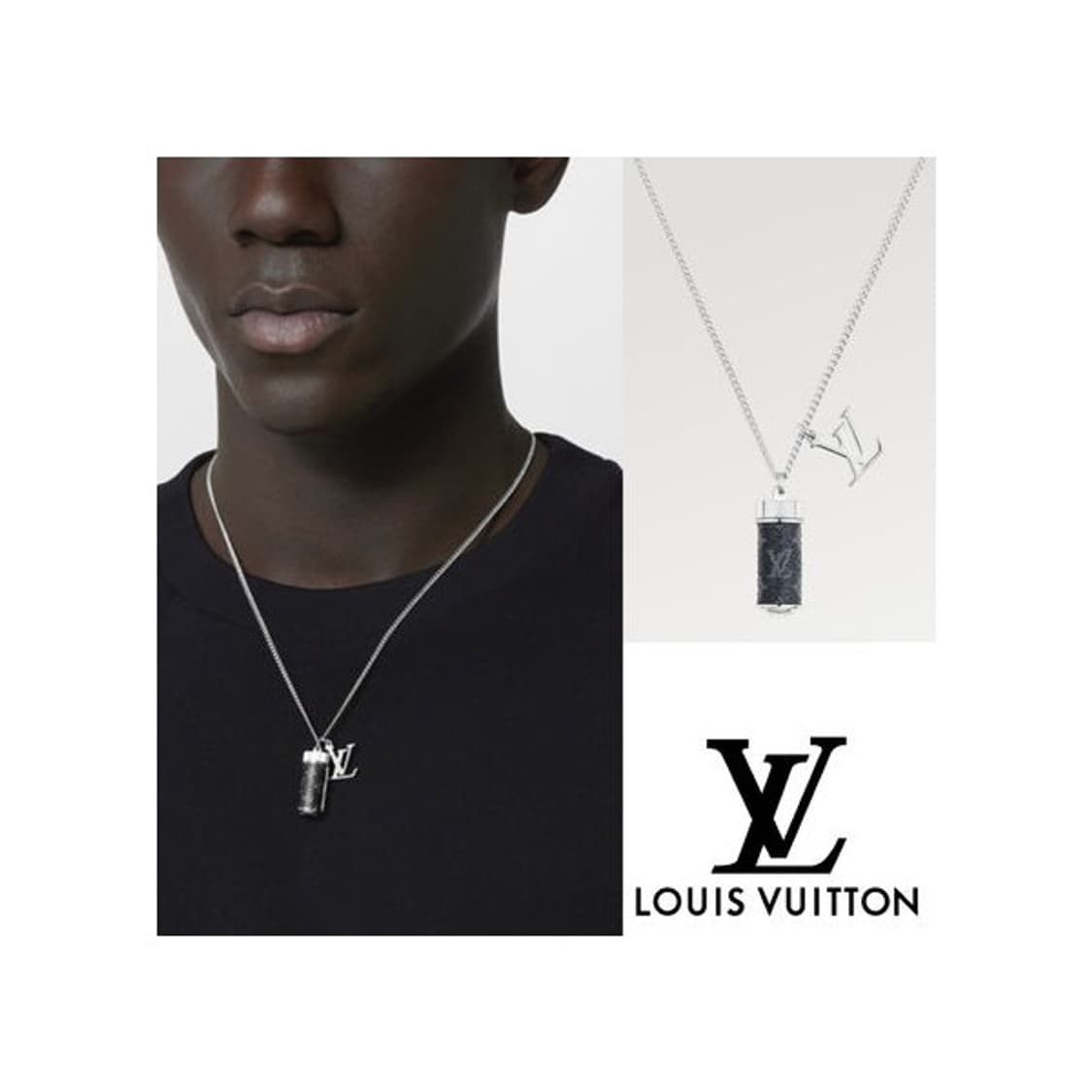 루이비통 LV 원통 목걸이 상품이미지2