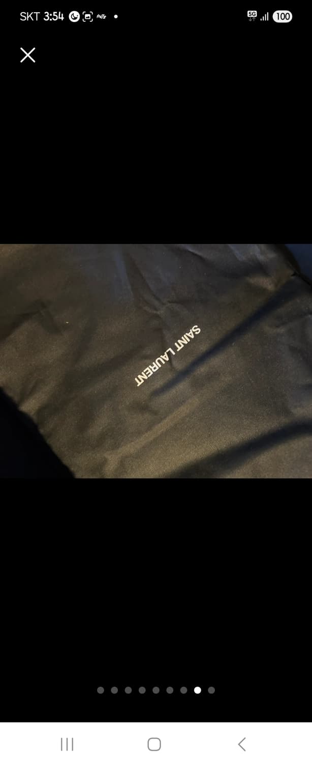 (정품)생노랑 스트랩 클러치백 L 상품이미지8