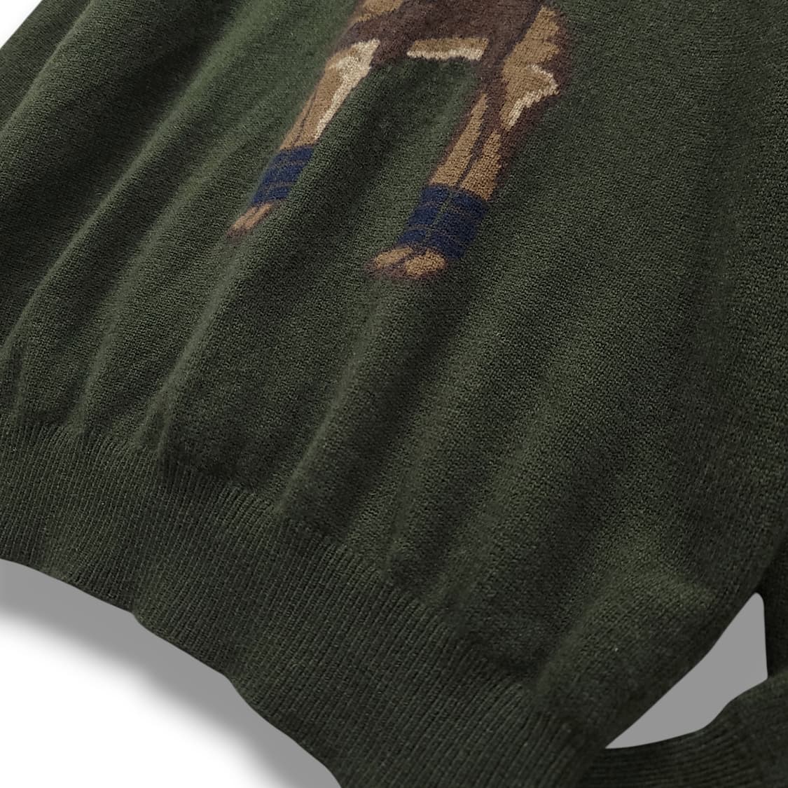 [105] 헤지스 카키 빅독 울 스웨터 니트 상품이미지5