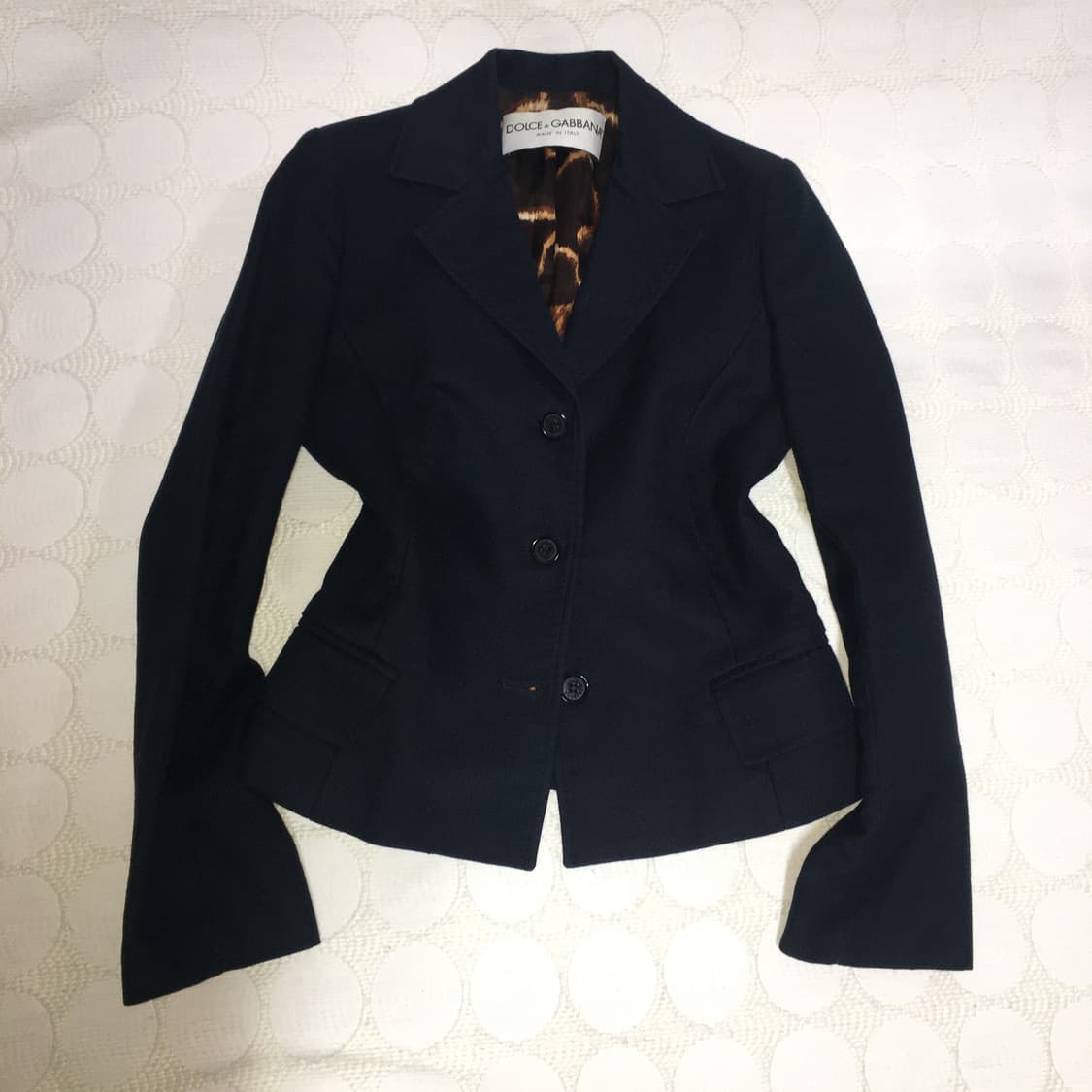 Dolce&Gabbana 진한 네이비 면 자켓 상품이미지4