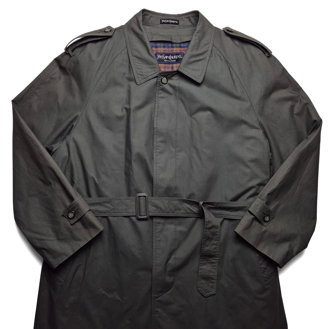 [100] 입생로랑 구스다운내피 벨티드 트렌치 코트 상품이미지2