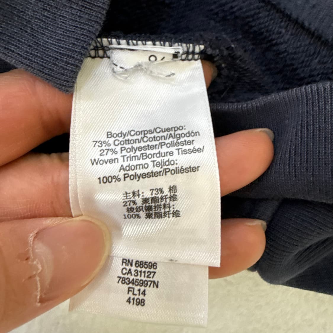 S DKNY 네이비 후드집업 0310T 상품이미지4