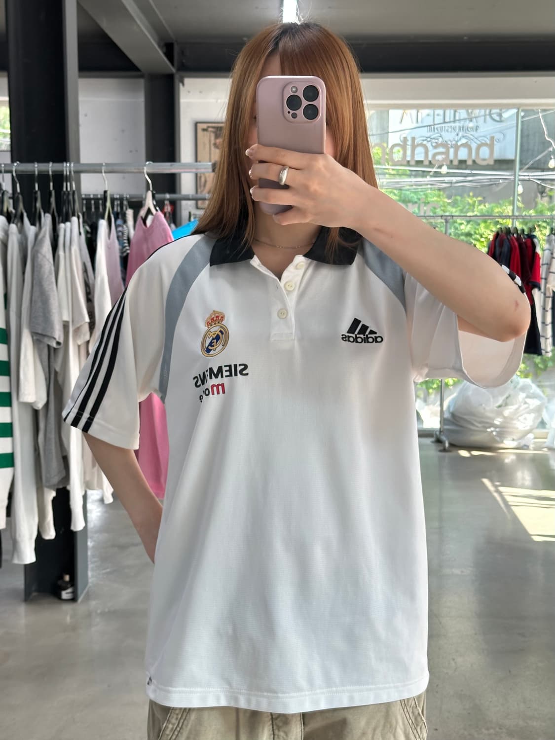 아디다스 레알마드리드 삼선 Pk 반팔져지 상품이미지1