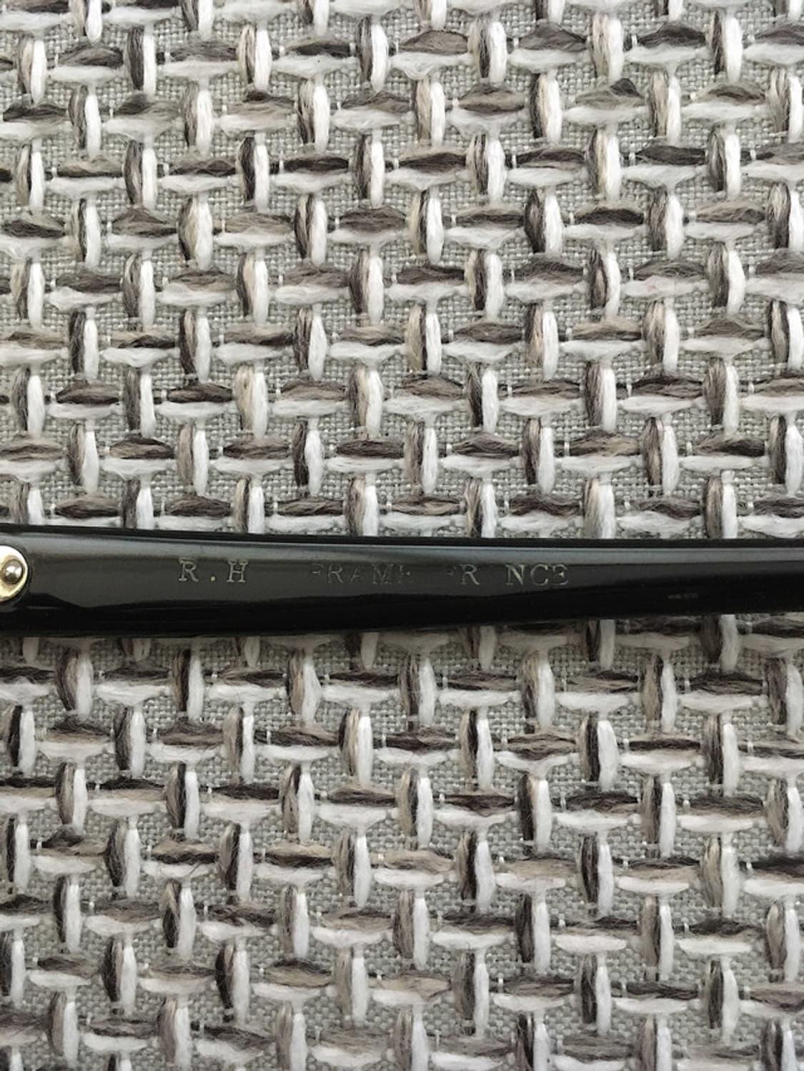 50s Black vtg france eyewear No.2 상품이미지5
