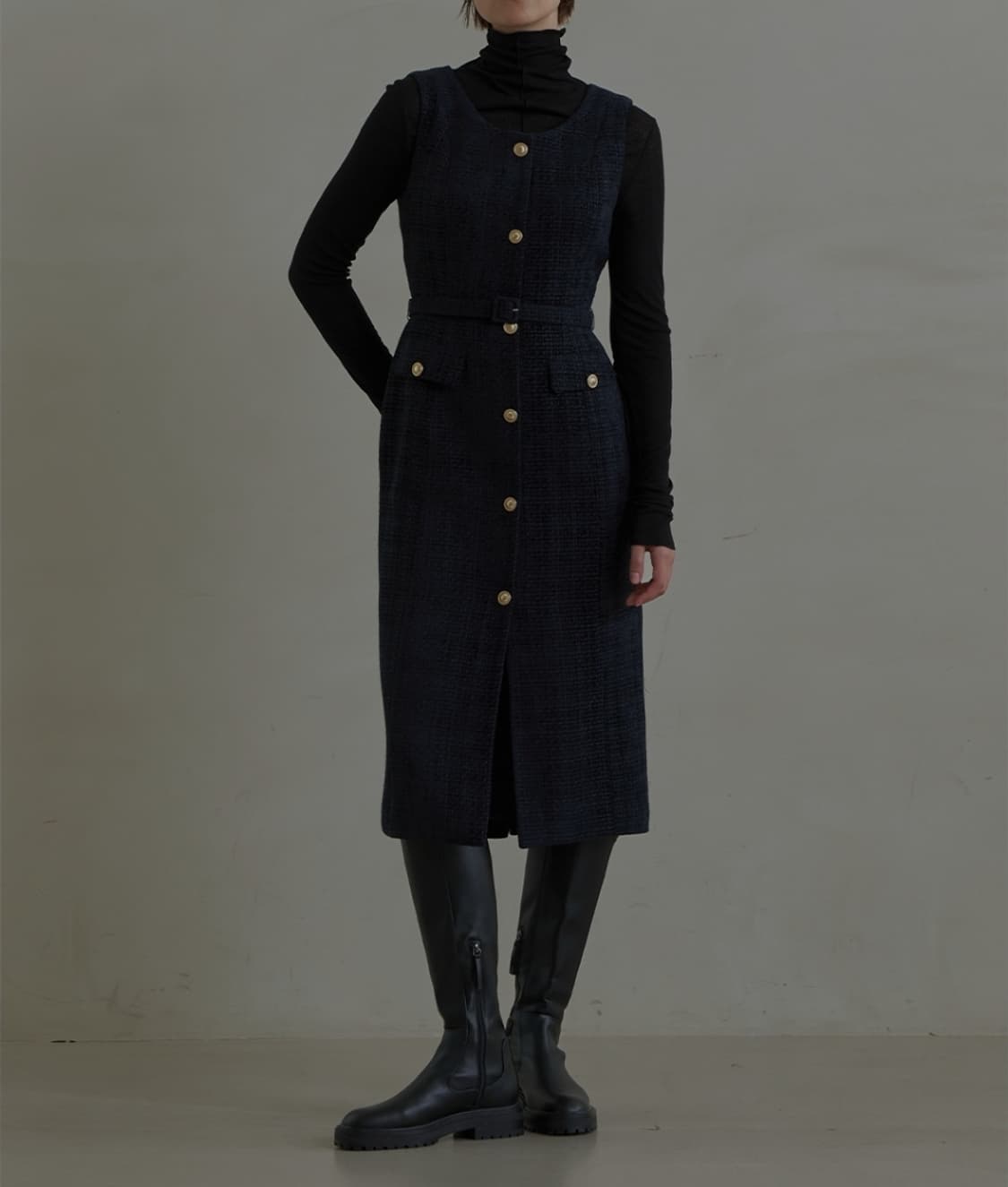 아뜰리에 나인 벹트세트 원피스 M _ 여성 상품이미지1