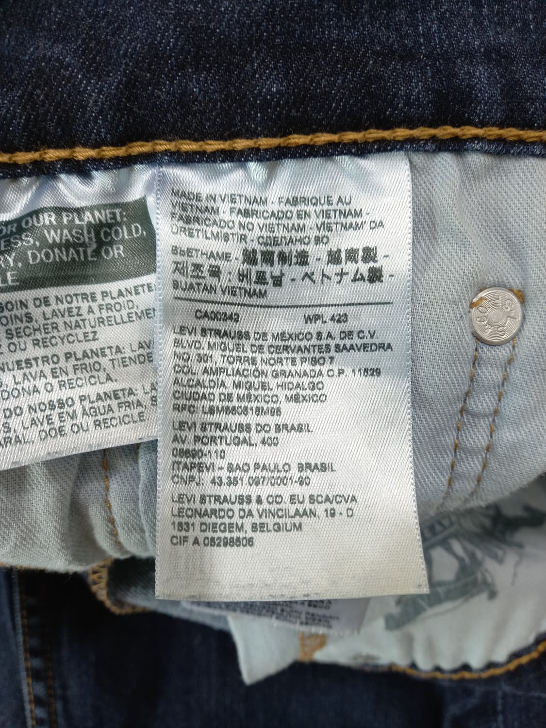 30 리바이스511 스판 슬림일자진 진청 30-176 상품이미지8