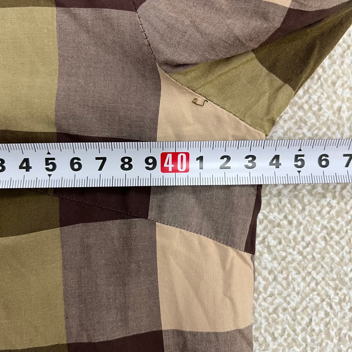 [85] 헤지스 여성 코튼 체크 긴팔 셔츠 남방 0119M1 상품이미지6