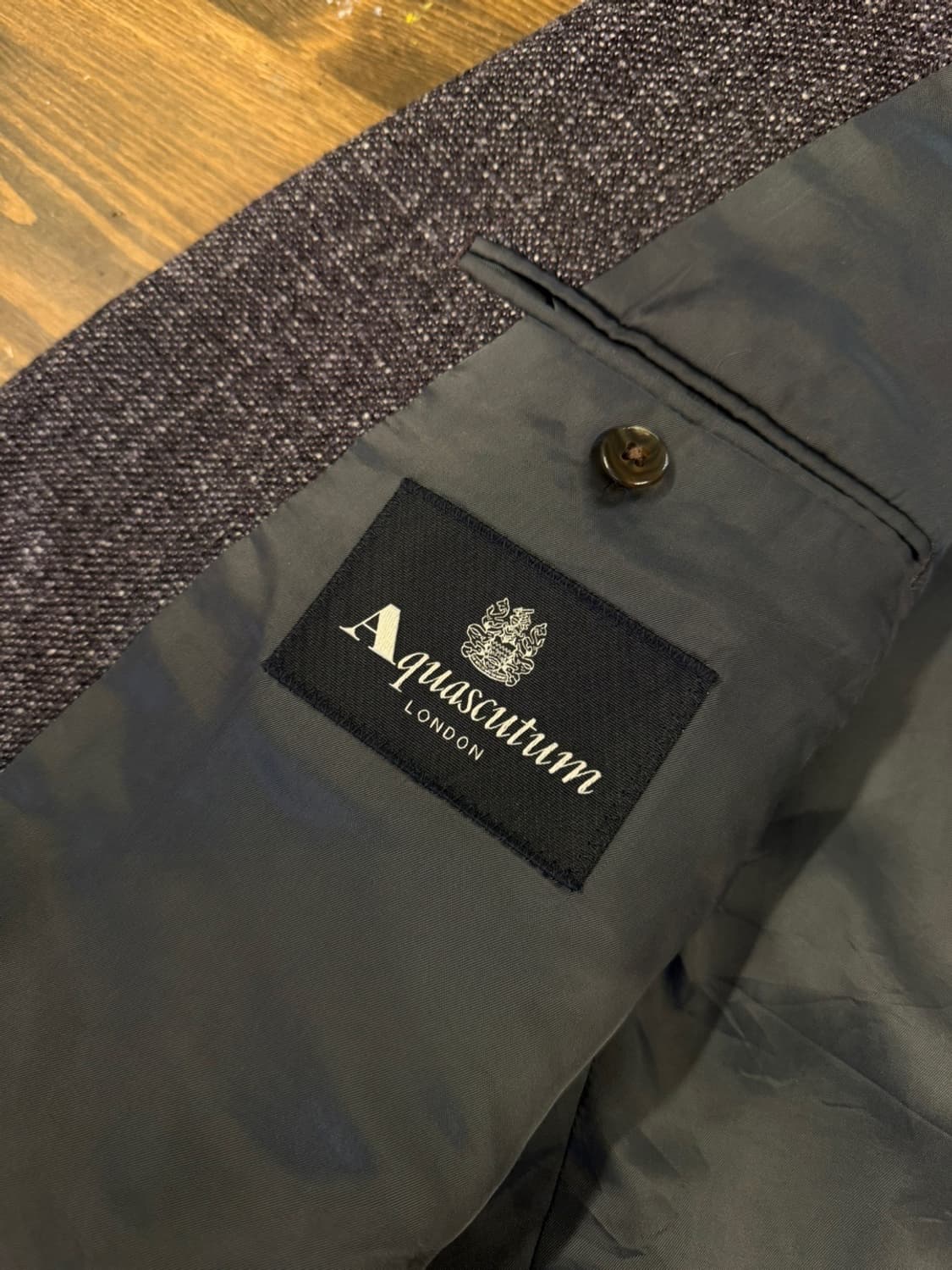 아쿠아스큐텀 트위드 자켓 100 상품이미지8