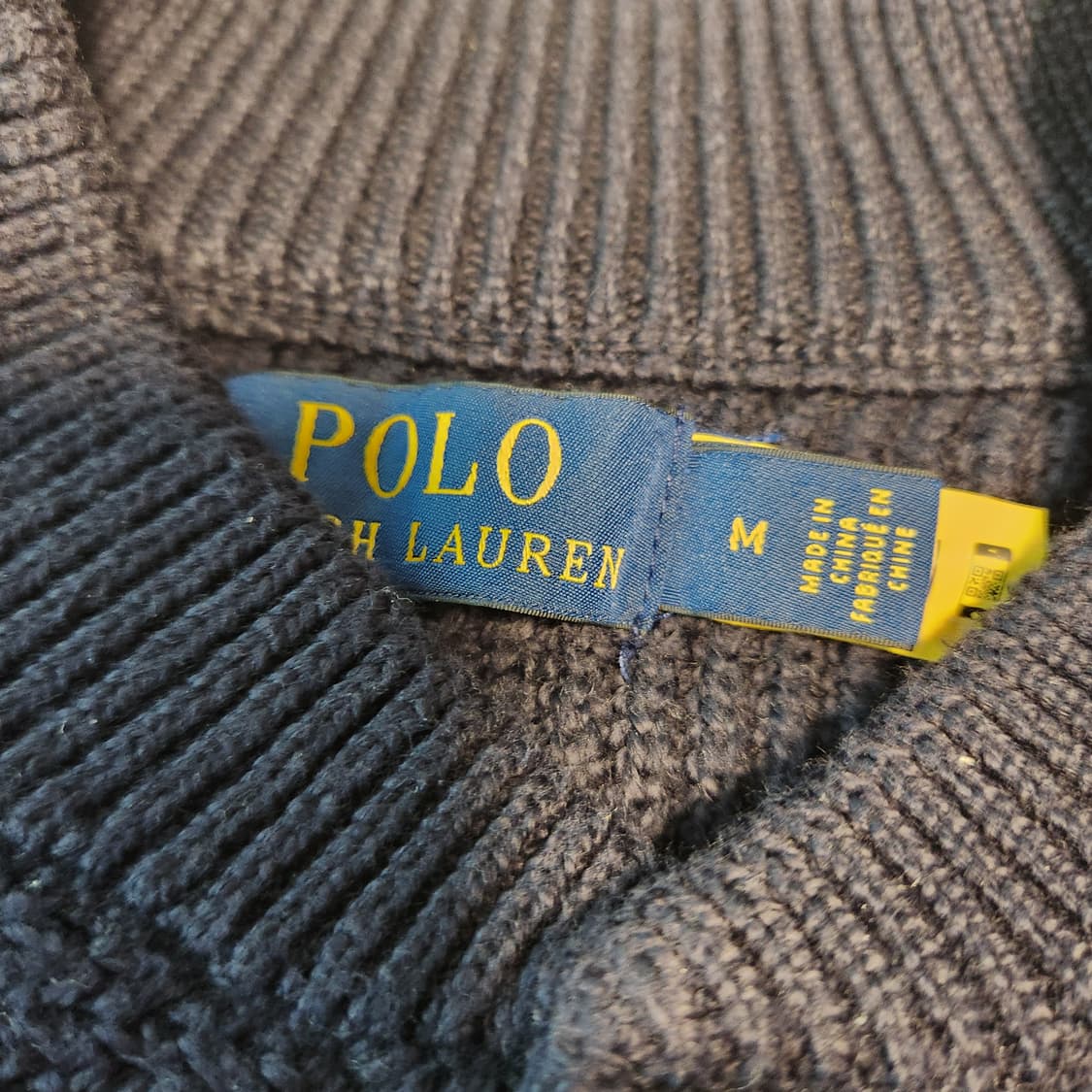 폴로 랄프로렌 골지 와플 니트 가디건 M 상품이미지6