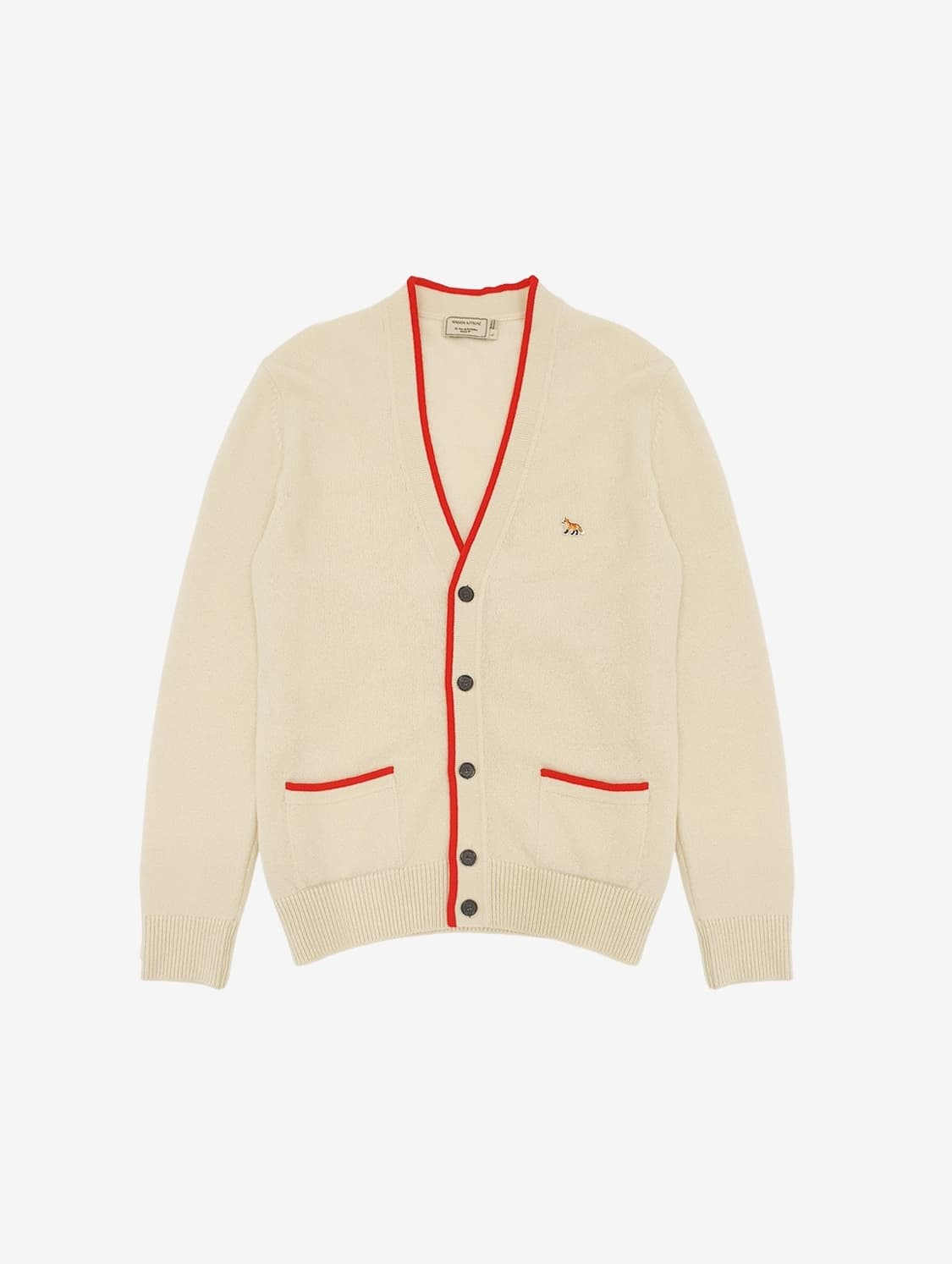 [M] 메종 키츠네 베이비폭스 램스울 가디건 상품이미지2