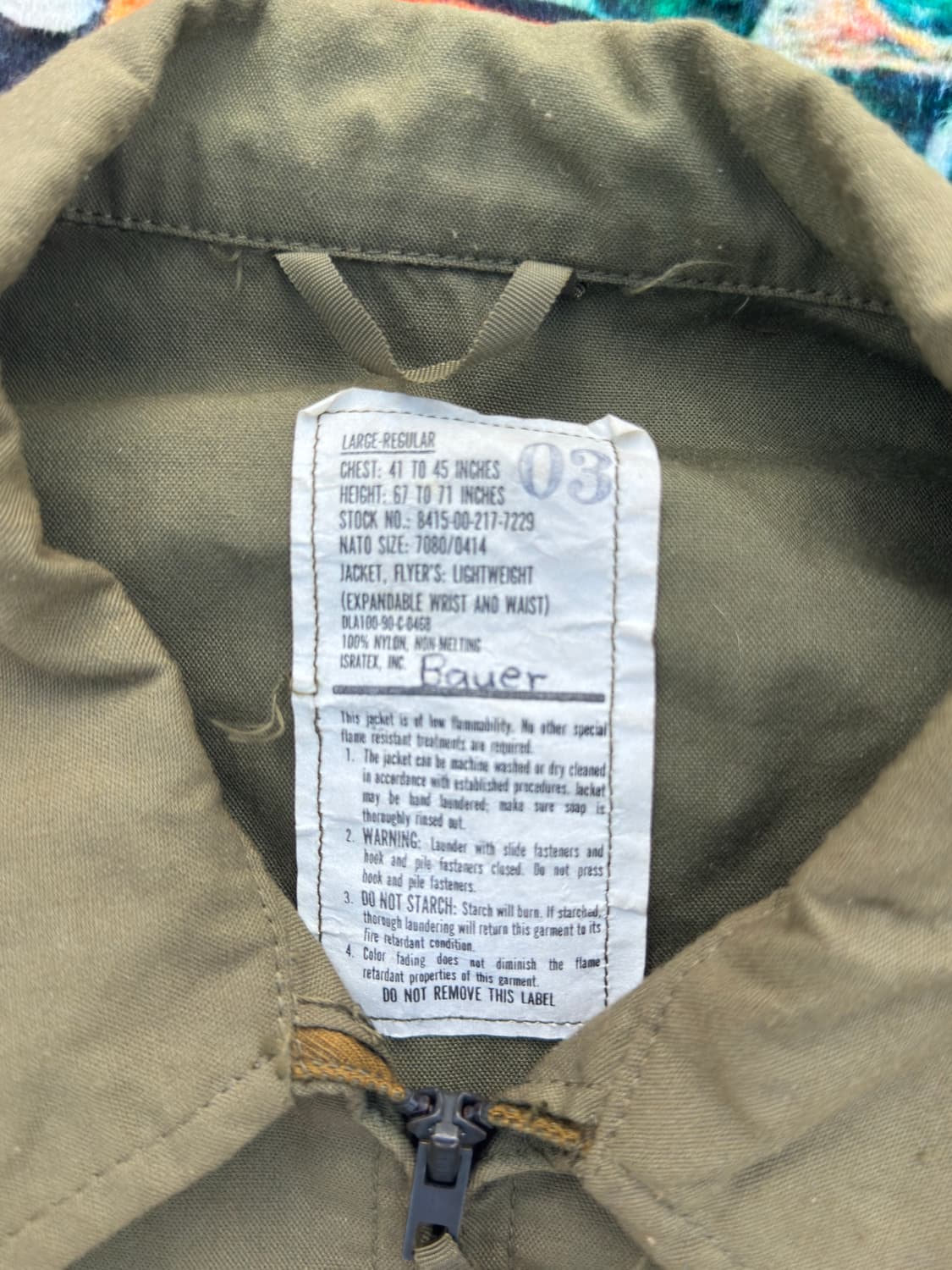 90s CVC tanker jacket OG (L-R) 상품이미지6