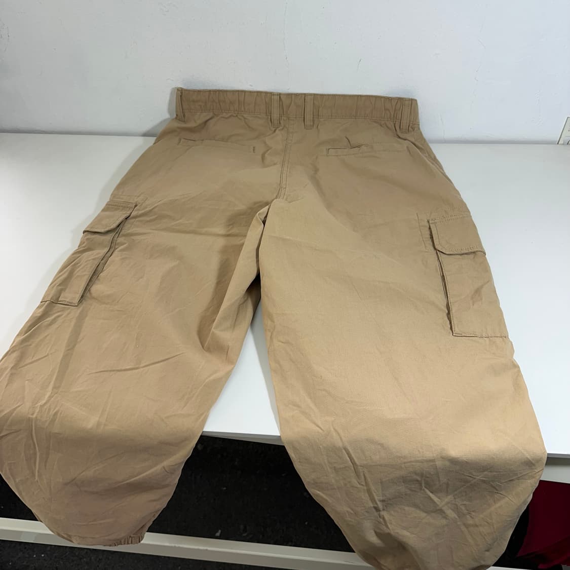 L 유니클로 베이지 카고 조거팬츠 상품이미지5