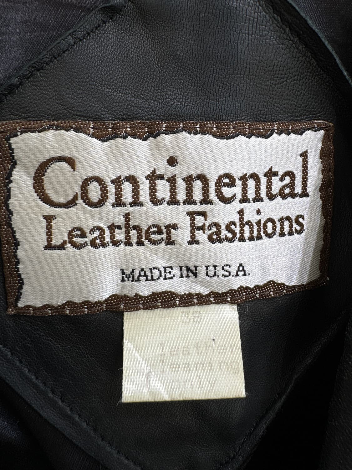 CONTINENTAL (Made in USA) 레더베스트 상품이미지5
