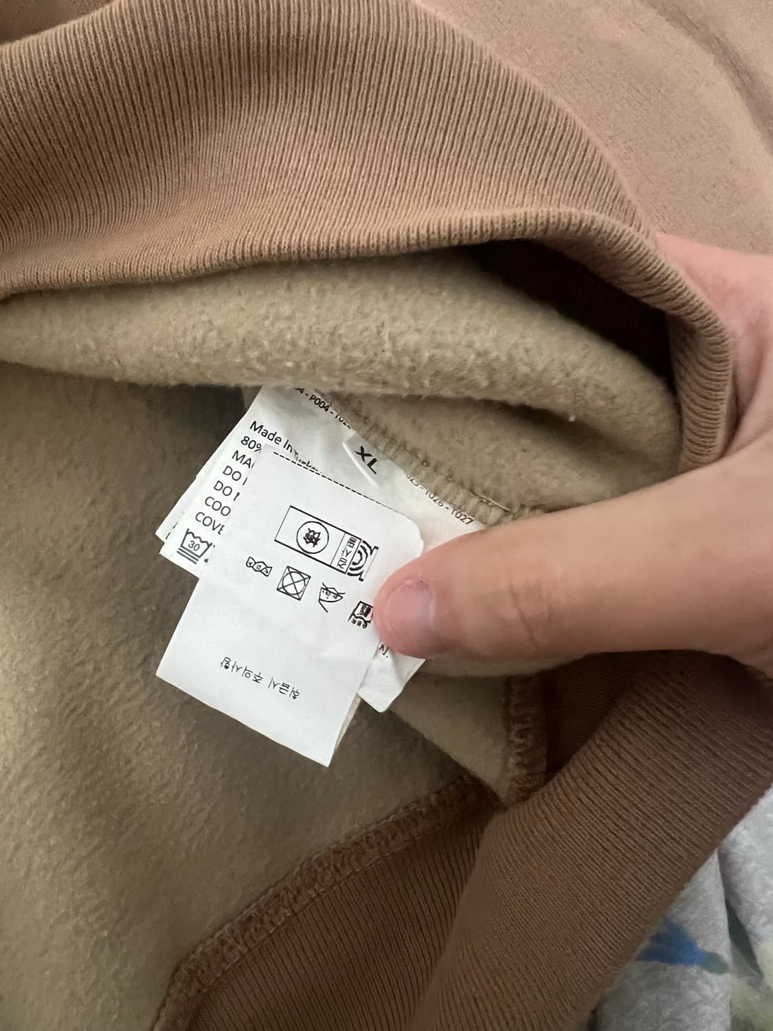 ERL 웨이브 후디 브라운 상품이미지3