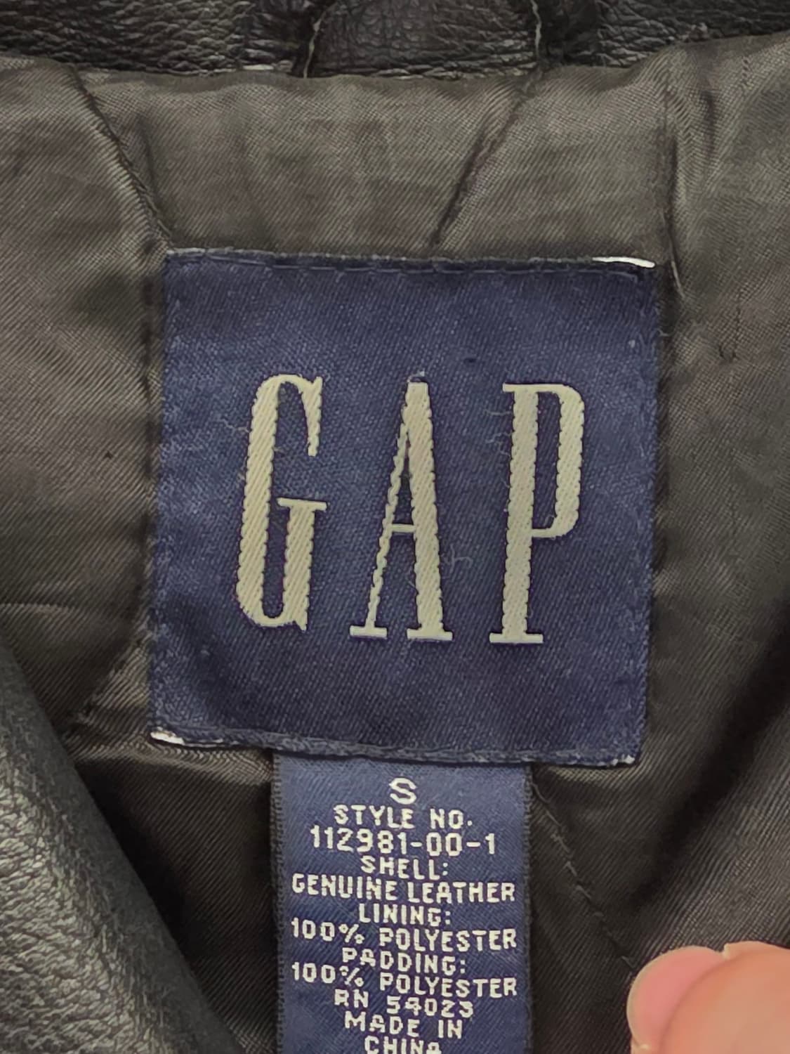 갭 레더 카코트 S / GAP LEATHER CAR COAT S 상품이미지3