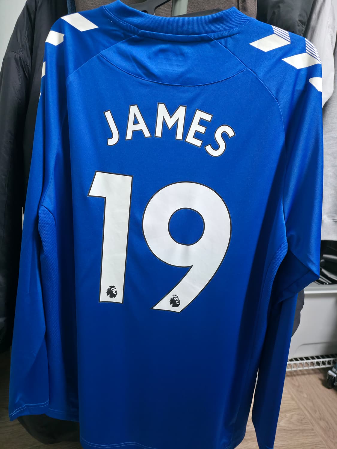 (XL)20-21 에버튼 홈 어센틱 긴팔 no.19 하메스 로드리게스 상품이미지2