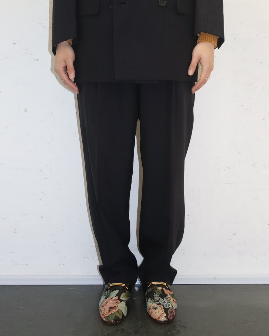 발렌티노 우모 초기 90s 스트라이프 수트 셋업 상품이미지3