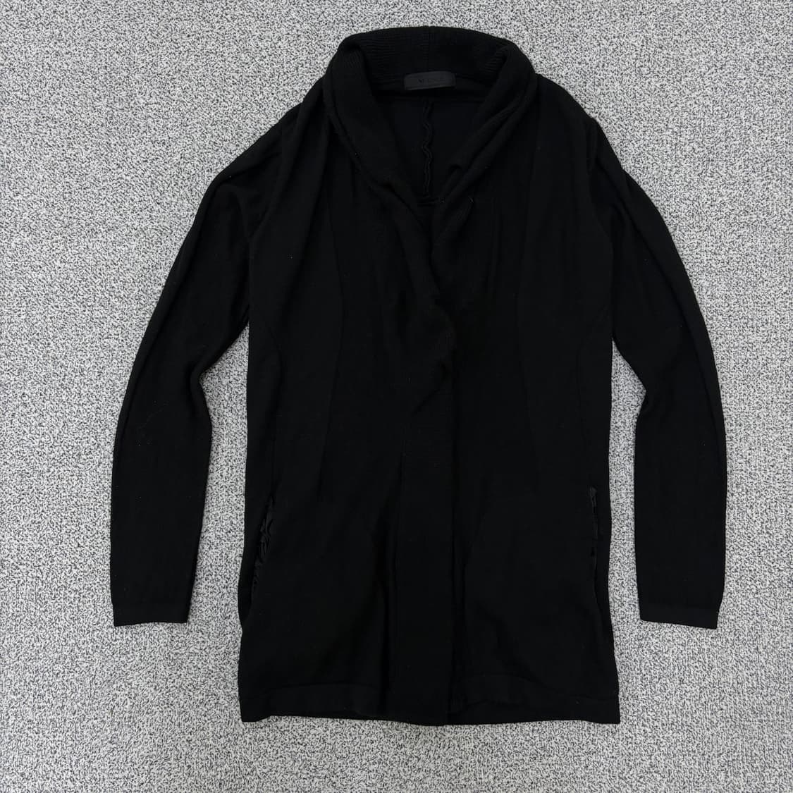 F 마인 울 가디건 블랙 0316J 상품이미지1