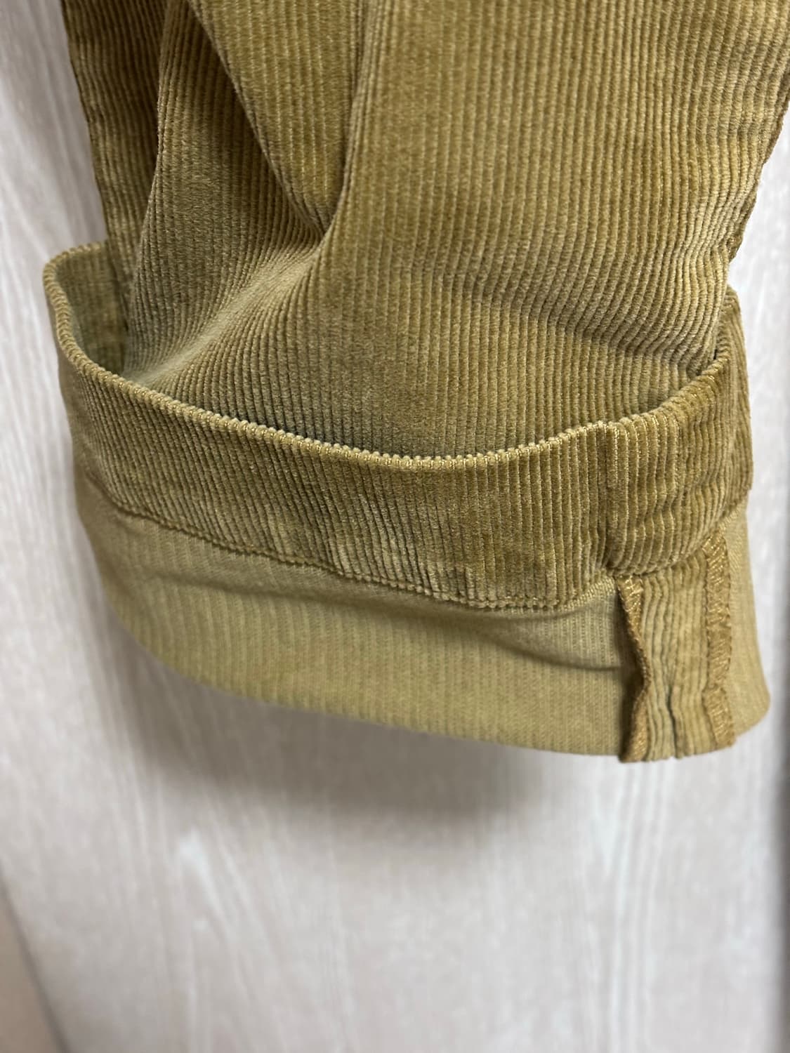 새상품)폴로 스트레치슬림핏 코듀로이 팬츠31"/베이지카키 상품이미지5