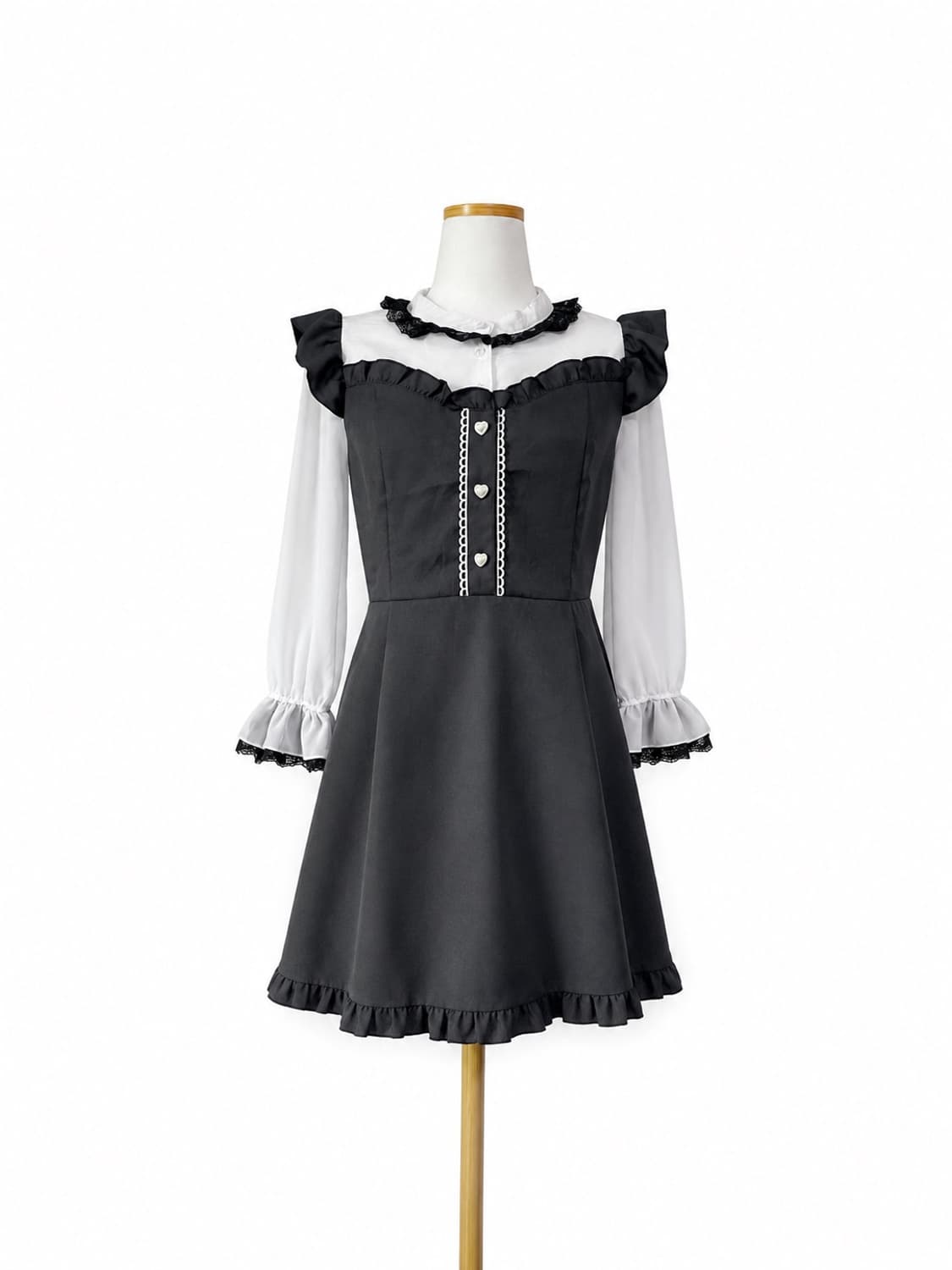 gothic maid mini onepiece 상품이미지1