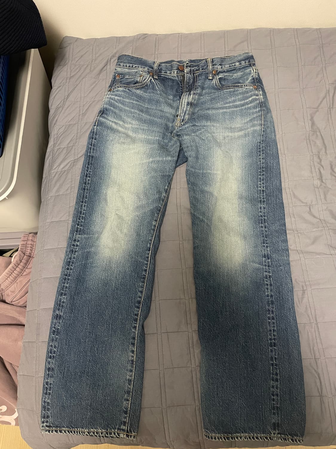 빅존 셀비지 워싱데님 32 사이즈 상품이미지1