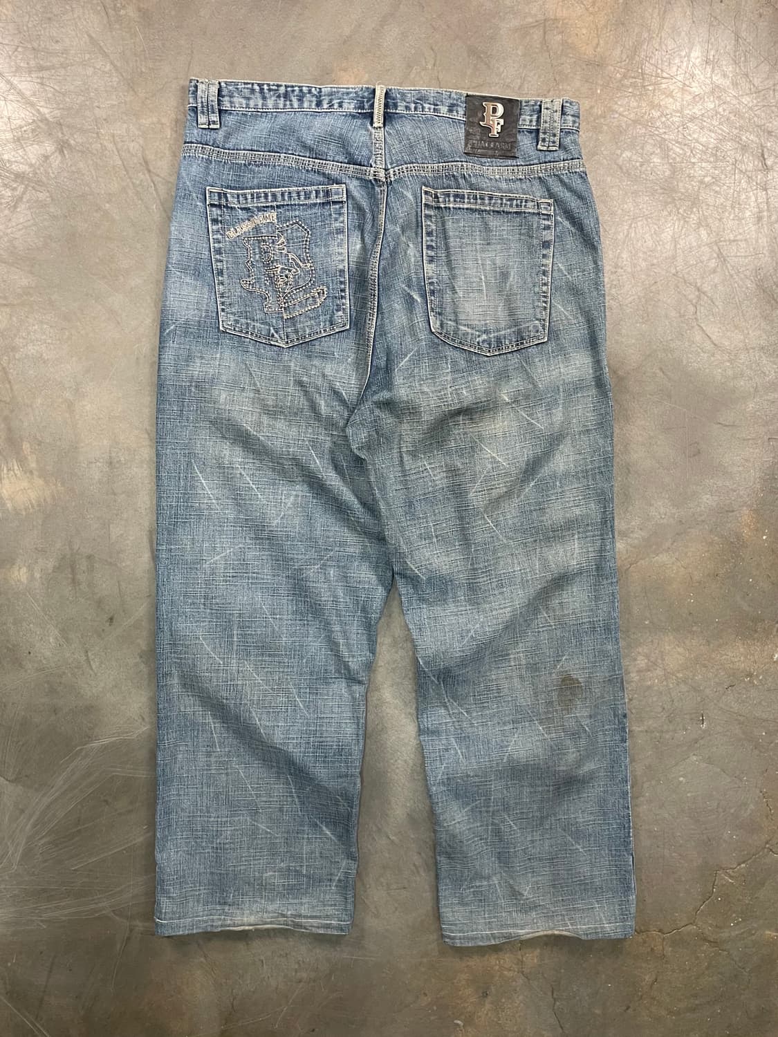 팻팜 와이드 데님 팬츠 상품이미지5