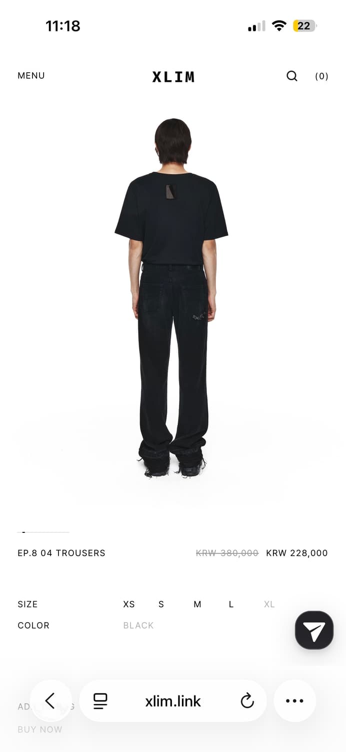 Xlim EP.8 04 TROUSERS 상품이미지2