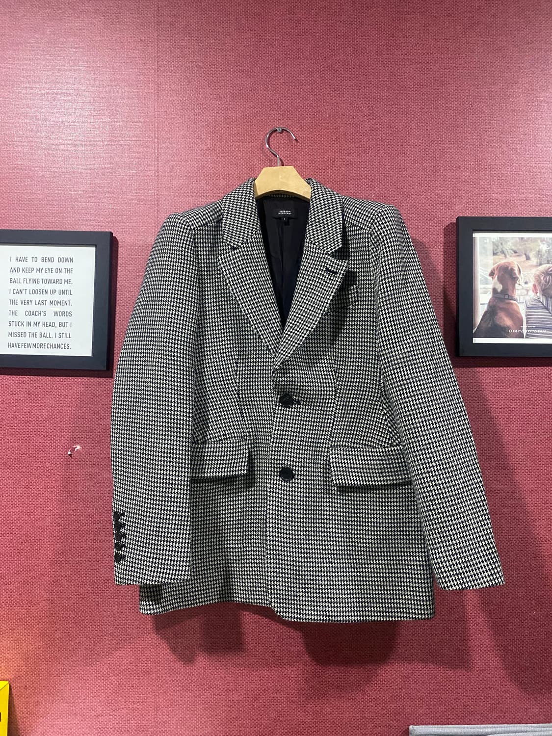 블라썸 컴퍼니 하운드투스 체크 자켓 상품이미지2