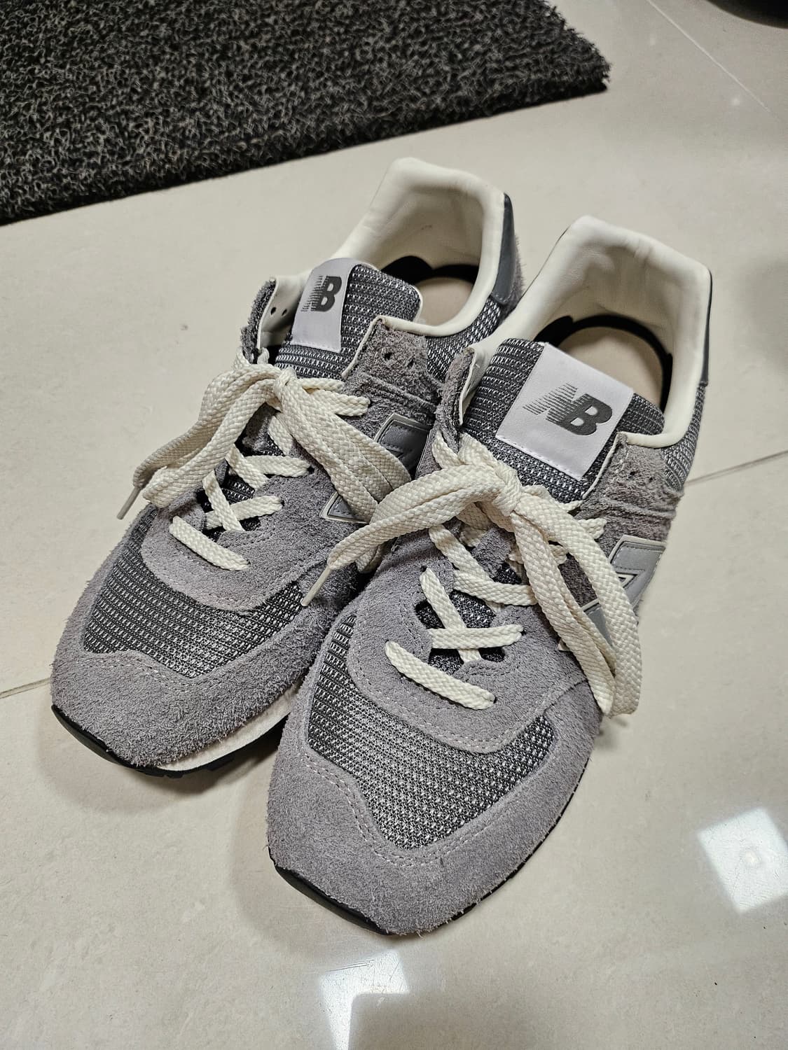 뉴발란스 x 포터리 574 premium soft grey 상품이미지2