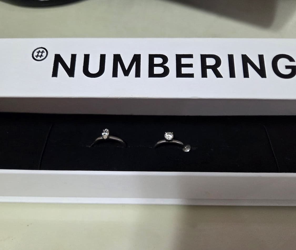NUMBERING 넘버링 귀걸이 상품이미지1
