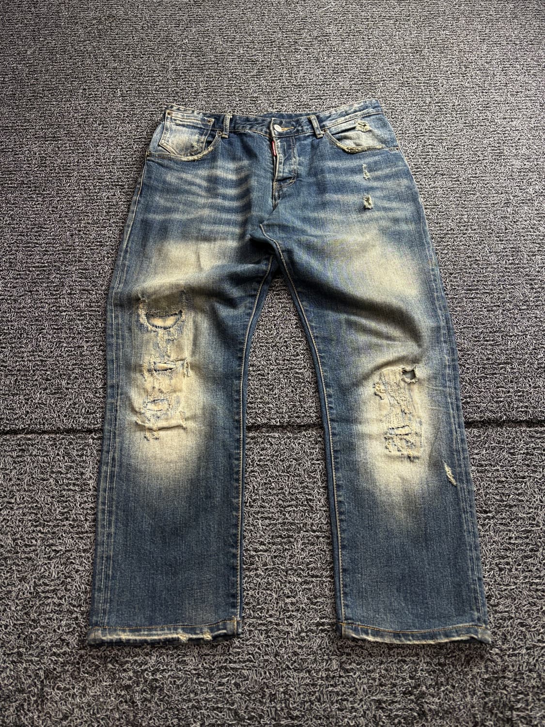 디스퀘어드2 크랍트 데미지 데님 팬츠 2662 상품이미지2